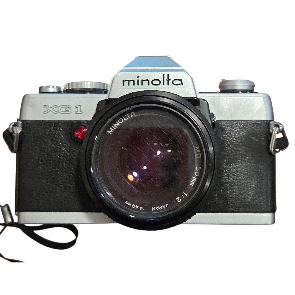 Minolta XG1 35mm Film Camera w/ MD ROKKOR X 50mm f1.7 Lens - GREAT CONDITION